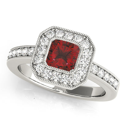 Cushion Engagement Ring M83755