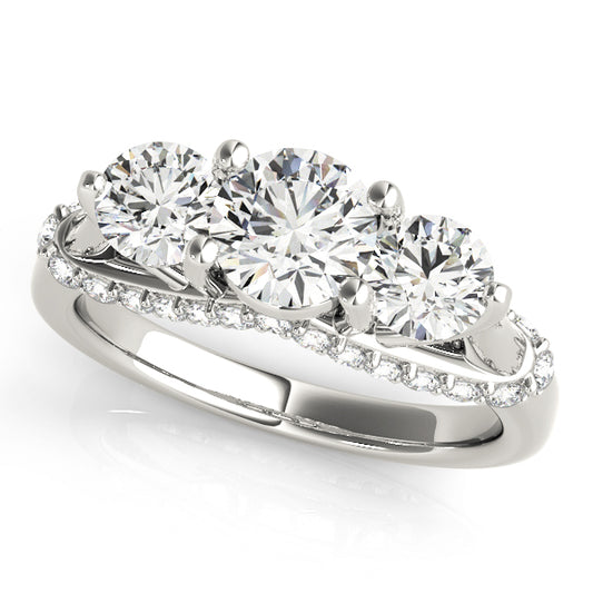 Round Engagement Ring M83824