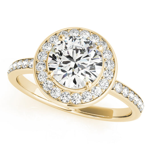 Round Engagement Ring M83872-3/4