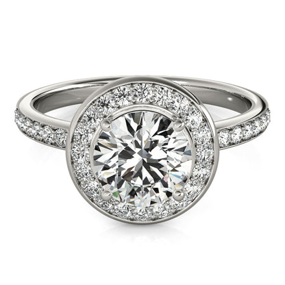 Round Engagement Ring M83872-11/4