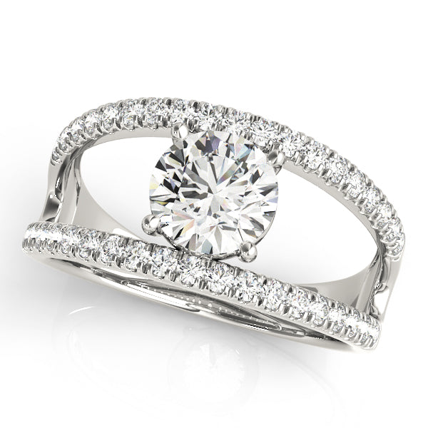 Round Engagement Ring M84030-1/2