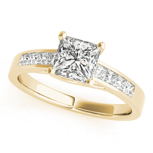 Square Engagement Ring M84037-6