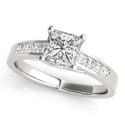 Square Engagement Ring M84037-6