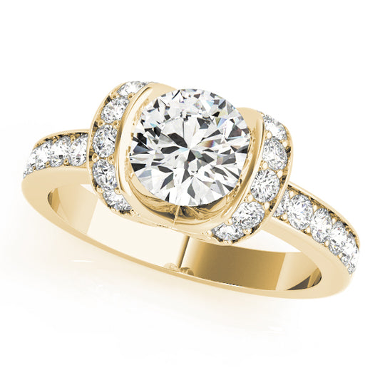 Round Engagement Ring M84041-1