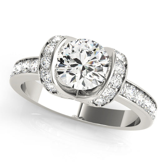 Round Engagement Ring M84041-1