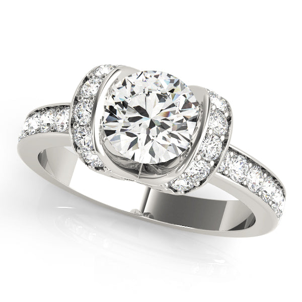 Round Engagement Ring M84041-1/2
