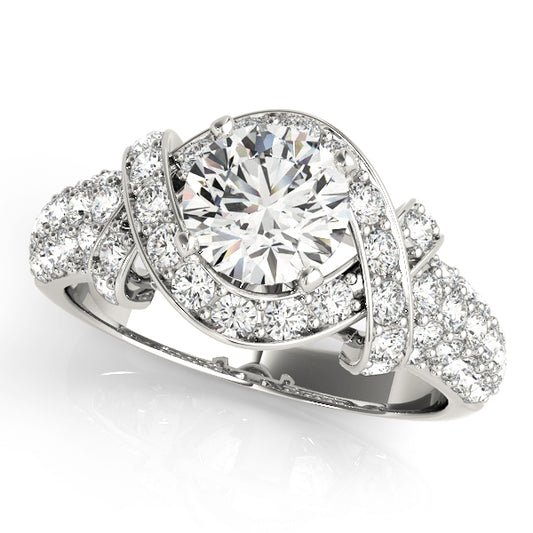Round Engagement Ring M84042