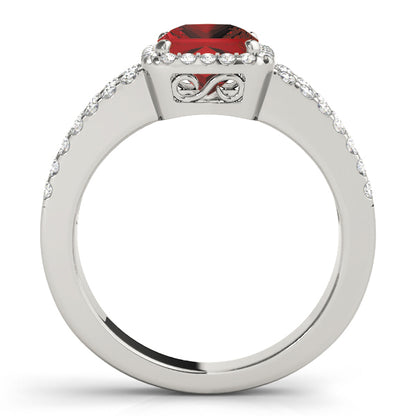 Square Engagement Ring M84051-5