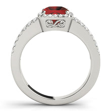 Load image into Gallery viewer, Square Engagement Ring M84051-9
