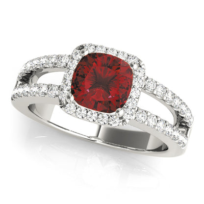 Square Engagement Ring M84051-5