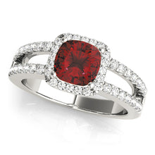 Load image into Gallery viewer, Square Engagement Ring M84051-6
