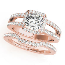 Load image into Gallery viewer, Square Engagement Ring M84051-6
