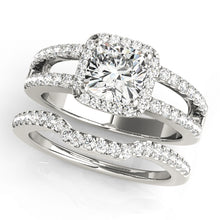 Load image into Gallery viewer, Square Engagement Ring M84051-9
