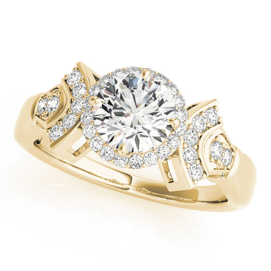 Round Engagement Ring M84053