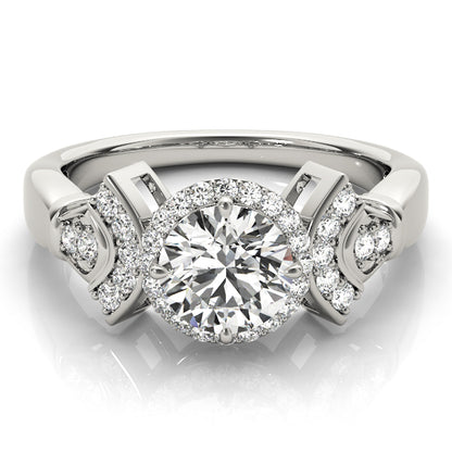 Round Engagement Ring M84053
