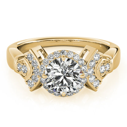 Round Engagement Ring M84053