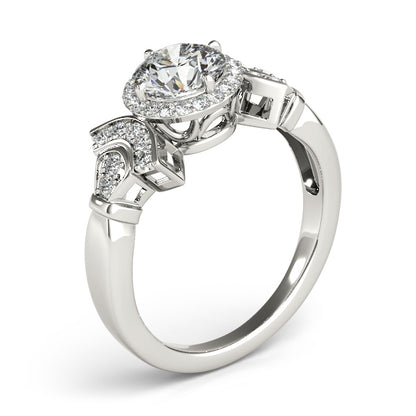 Round Engagement Ring M84053