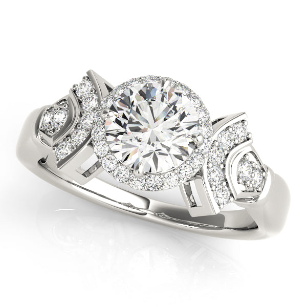Round Engagement Ring M84053