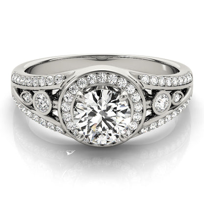 Round Engagement Ring M84058-3/4