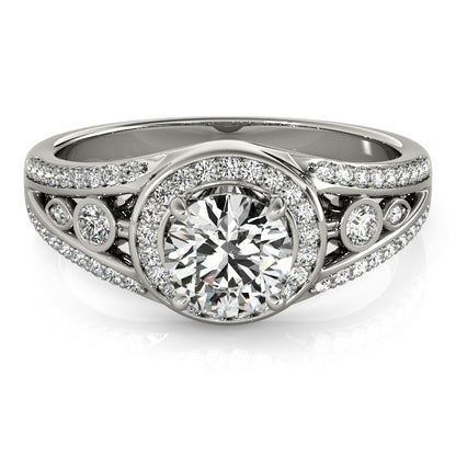 Round Engagement Ring M84058-1/2