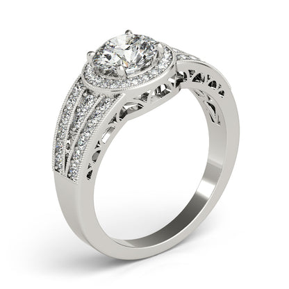 Round Engagement Ring M84059