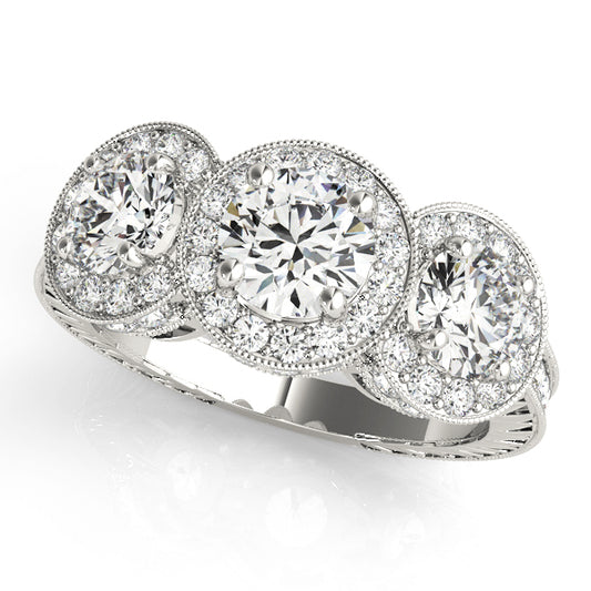 Round Engagement Ring M84080