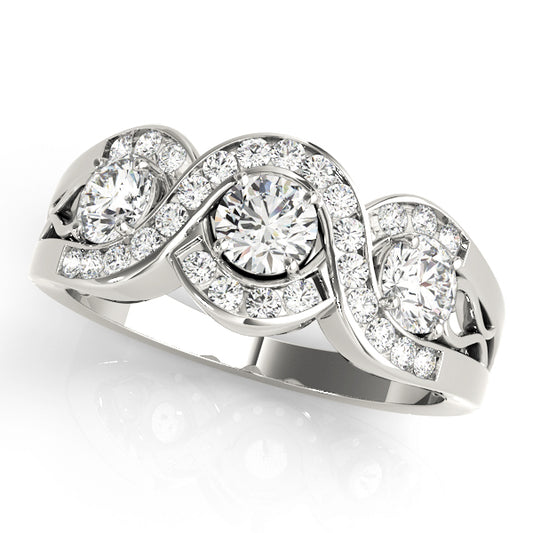 Round Engagement Ring M84119