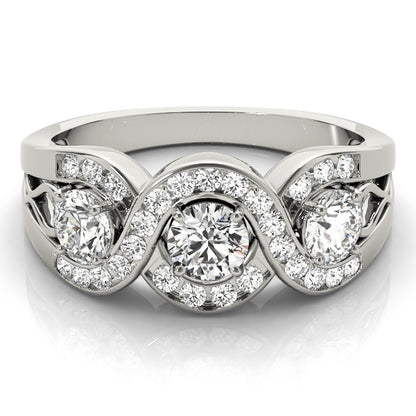 Round Engagement Ring M84119