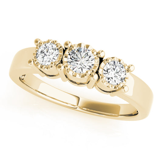 Round Engagement Ring M84142-1/3