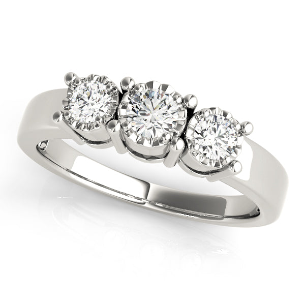 Round Engagement Ring M84142-1/3