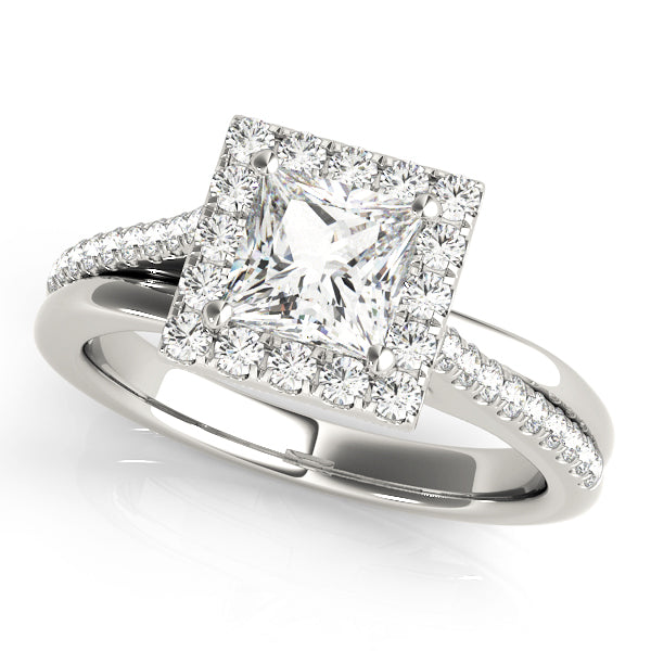 Square Engagement Ring M84330-C