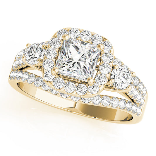 Cushion Engagement Ring M84332-A