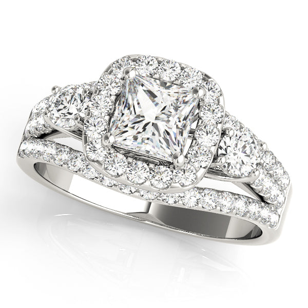 Cushion Engagement Ring M84332-A