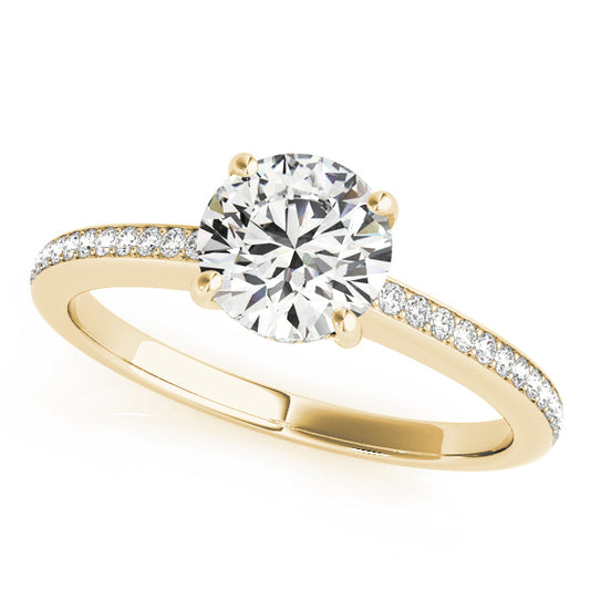 Round Engagement Ring M84350-E-1/2