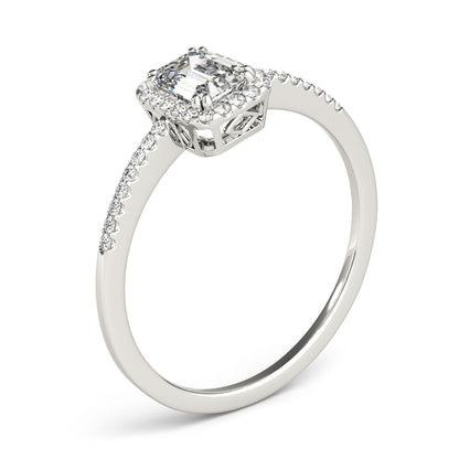 Emerald Cut Engagement Ring M84373-1