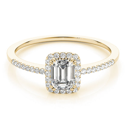 Emerald Cut Engagement Ring M84373-1