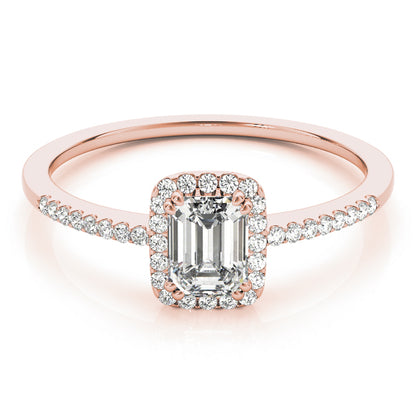 Emerald Cut Engagement Ring M84373-1