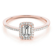 Load image into Gallery viewer, Emerald Cut Engagement Ring M84373-1
