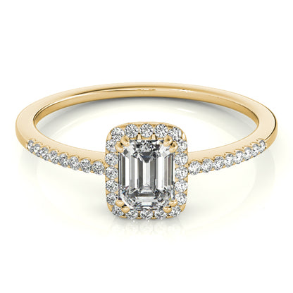 Emerald Cut Engagement Ring M84373-1
