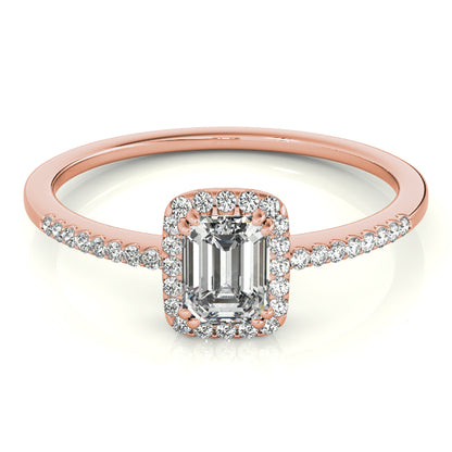 Emerald Cut Engagement Ring M84373-1