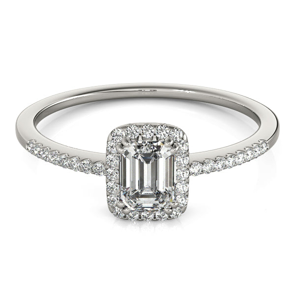 Emerald Cut Engagement Ring M84373-1