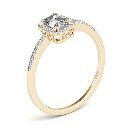 Emerald Cut Engagement Ring M84373-1