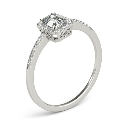 Emerald Cut Engagement Ring M84373-1