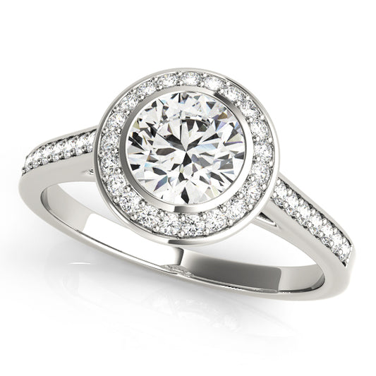 Round Engagement Ring M84474-1