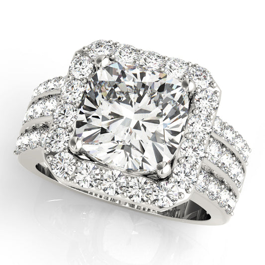 Cushion Engagement Ring M84489