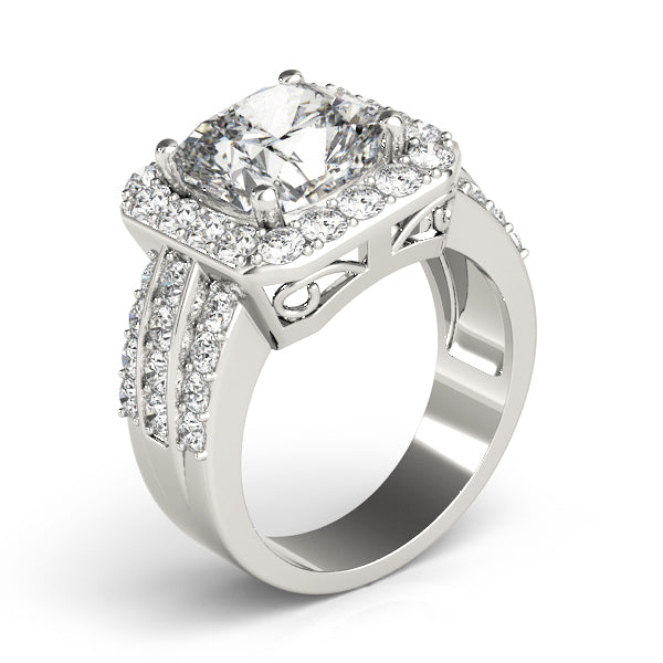 Cushion Engagement Ring M84489