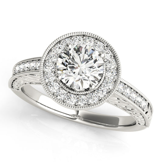 Round Engagement Ring M84509-4
