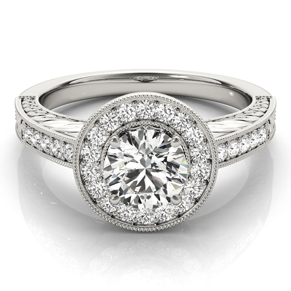 Round Engagement Ring M84509-4