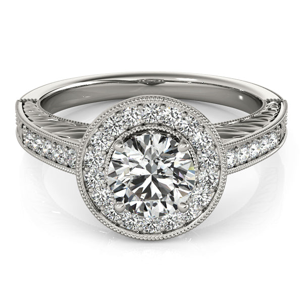 Round Engagement Ring M84509-4