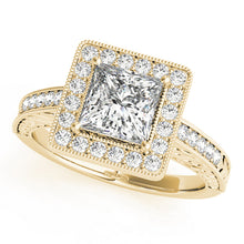 Load image into Gallery viewer, Square Engagement Ring M84510-5
